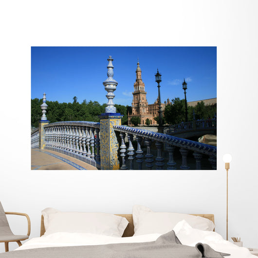 Plaza Espana Seville Wall Decal