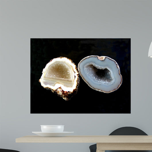 Geodes Black Wall Decal