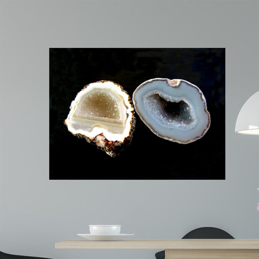 Geodes Black Wall Decal