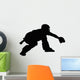 Baseball Catcher Awaiting Delivery Wall Decal