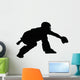 Baseball Catcher Awaiting Delivery Wall Decal