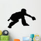 Baseball Catcher Awaiting Delivery Wall Decal