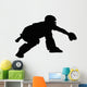 Baseball Catcher Awaiting Delivery Wall Decal