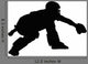 Baseball Catcher Awaiting Delivery Wall Decal