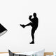 Baseball Pitcher Ready to Wall Decal