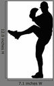 Baseball Pitcher Ready to Wall Decal