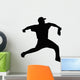 Baseball Pitcher Throwing Ball Wall Decal
