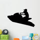 Jet-ski Racer Jumping Wall Decal
