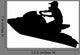 Jet-ski Racer Jumping Wall Decal