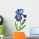 Flowers Irises Wall Decal