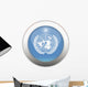 United Nations Flag Button Wall Decal