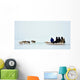Dog Sledging Trip Cold Wall Decal