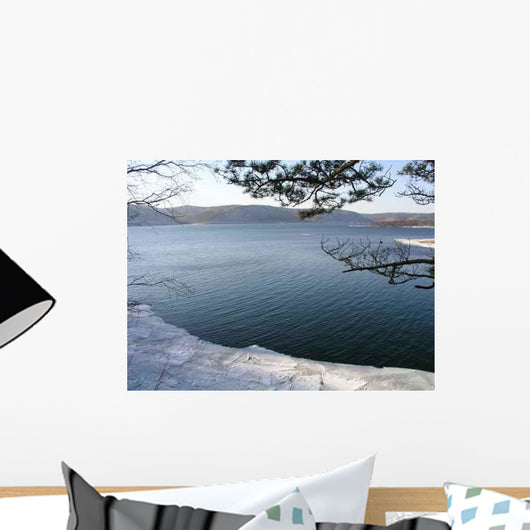 Winter Lake Wall Decal
