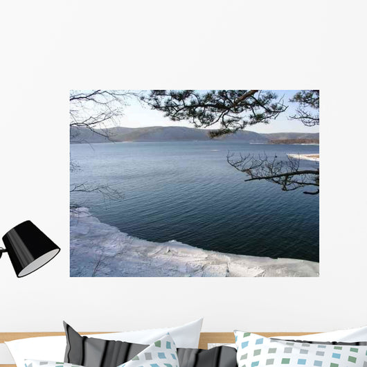 Winter Lake Wall Decal