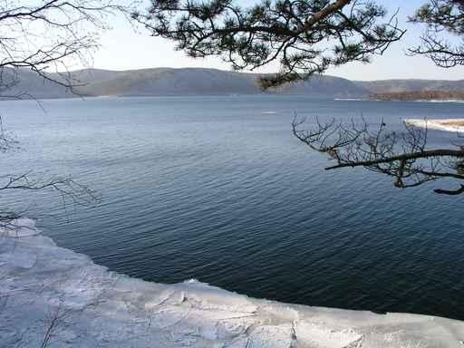 Winter Lake Wall Decal