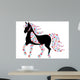 Floral Horse Wall Decal