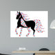 Floral Horse Wall Decal