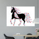 Floral Horse Wall Decal
