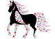 Floral Horse Wall Decal