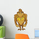 Buff Cartoon Monkey Wall Decal