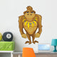 Buff Cartoon Monkey Wall Decal