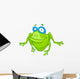 Cartoon Character Frog Wall Decal