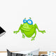 Cartoon Character Frog Wall Decal