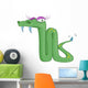 Cartoon Character Snake Wall Decal