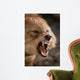 Snarling Wolf Wall Decal