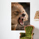 Snarling Wolf Wall Decal