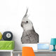 Male Cockatiel - Left Side (Nymphicus Hollandicus) Wall Decal