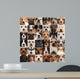 Collage 36 Dog Heads Wall Decal