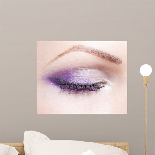 Closed Eye Woman Wall Decal