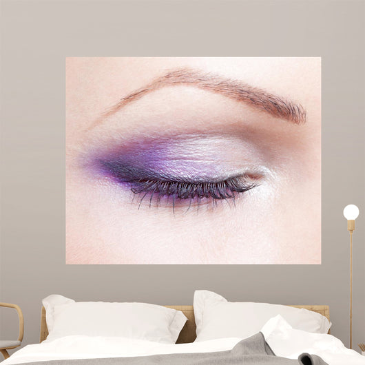 Closed Eye Woman Wall Decal