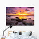 Tropical Beach Sunset Wall Decal