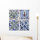 Turkish Wall Tiles Collage Wall Decal