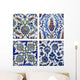 Turkish Wall Tiles Collage Wall Decal