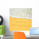 Happy Holidays Written Sandy Wall Decal