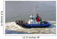 Tugboat Motion Wall Decal
