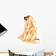 Dog with Wig Wall Decal