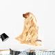 Dog with Wig Wall Decal