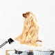 Dog with Wig Wall Decal