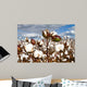 Cotton Bolls Field Wall Decal