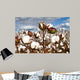 Cotton Bolls Field Wall Decal