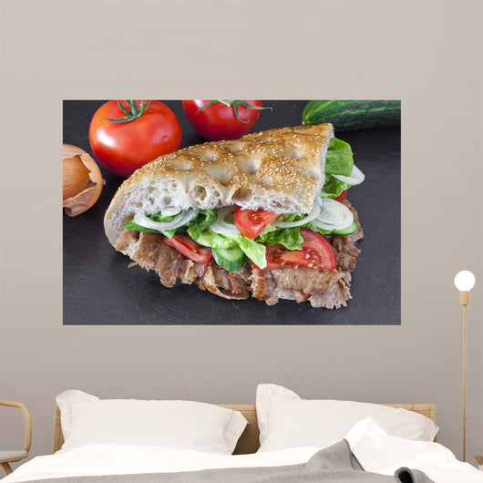 Doner Kebab Sandwich Wall Decal
