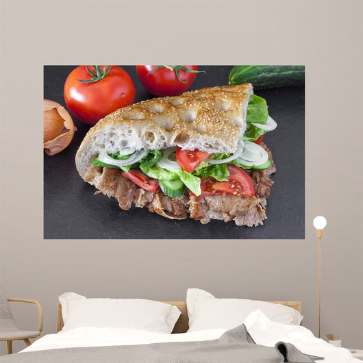 Doner Kebab Sandwich Wall Decal
