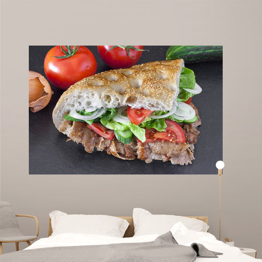 Doner Kebab Sandwich Wall Decal