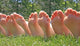 Bare Feet Row Wall Decal