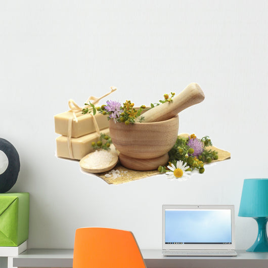 Herbal Treatment Chamomile Tutsan Wall Decal