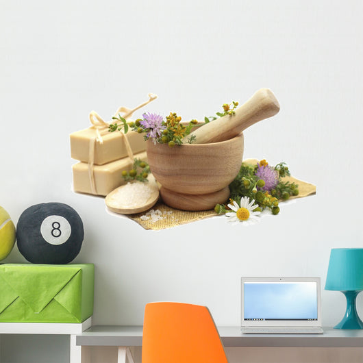 Herbal Treatment Chamomile Tutsan Wall Decal